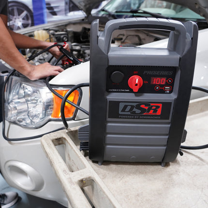 Schumacher Electric 4000A Lithium Car Battery Jump Starter and Portable Power Station, 2.4A USB Charging, DSR Professional Grade, For 12V Automotive and Marine Batteries, DSR164
