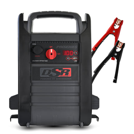 Schumacher Electric 2200A Car Battery Jump Starter and Portable Power Station, Professional Grade, 12V DC Charging and 2.1A USB Charging, For 12V Automotive and Marine Batteries, DSR165