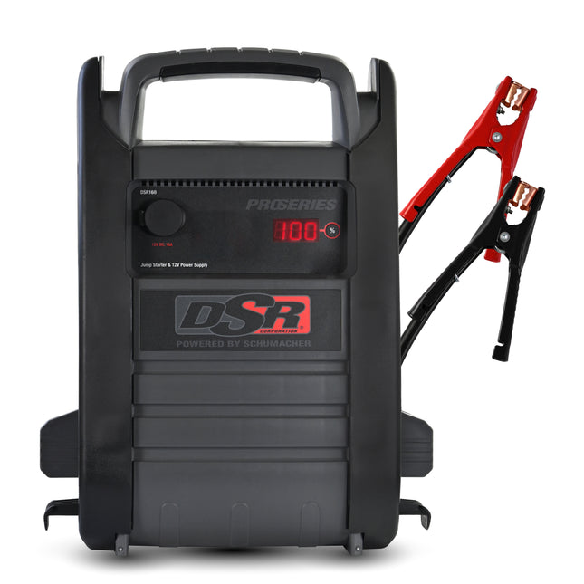 Schumacher Electric 2000A Car Battery Jump Starter and Portable Power Station, For 12V Batteries, Professional Grade, 12V DC Charging, For Automotive and Marine Batteries, DSR168